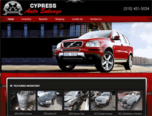Tablet Screenshot of cypressautorecyclers.com